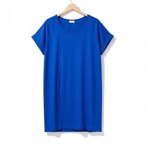 4/$20 Chico’s Blue Relaxed Fit Knee-Length Shift Dress | Size 1, M, 8